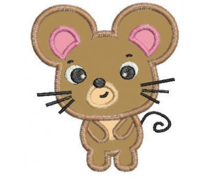 Stickmuster - Maus Appli